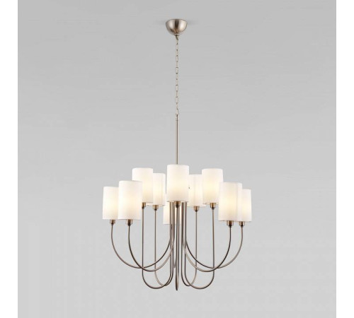 Подвесная люстра Eurosvet Abbey 60164/10 никель