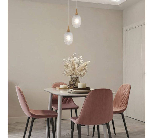 Подвесной светильник Eurosvet Pineapple 50266/1 прозрачный