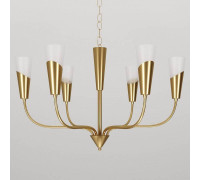 Подвесная люстра Eurosvet Rhyton 60167/6 латунь