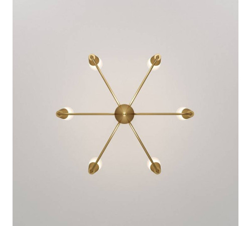 Подвесная люстра Eurosvet Rhyton 60167/6 латунь