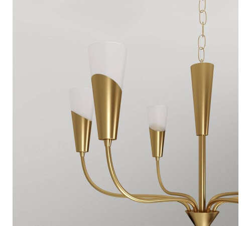 Подвесная люстра Eurosvet Rhyton 60167/6 латунь