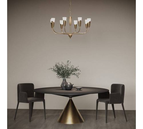 Подвесная люстра Eurosvet Rhyton 60167/8 латунь