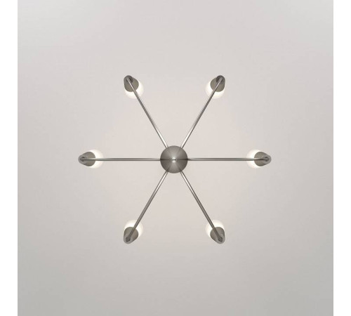 Подвесная люстра Eurosvet Rhyton 60167/6 никель