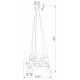 Подвесная люстра Eurosvet Anabelle 6845 Anabelle