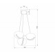 Подвесная люстра Eurosvet Emisfero 50083/3 LED золото
