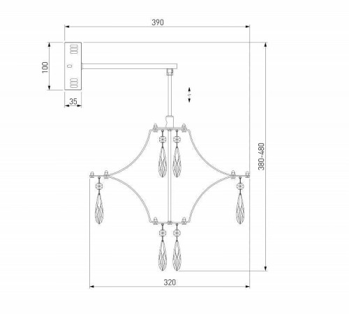 Бра Bogate's Tense 442/1