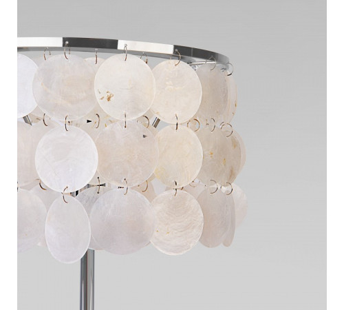 Настольная лампа декоративная Eurosvet Sandra 208101 хром/перламутр