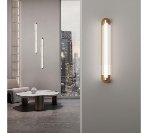 Накладной светильник Eurosvet 303071 LED латунь