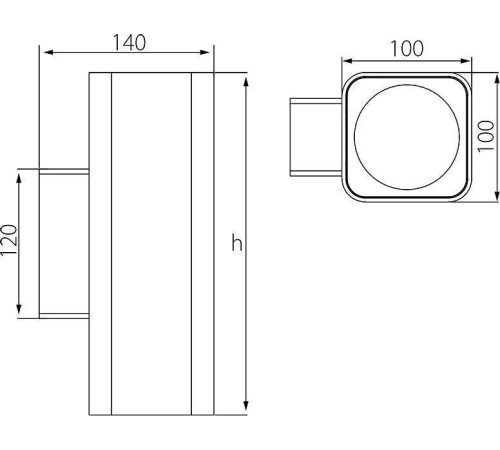 Накладной светильник Fiberli SSA 11230102