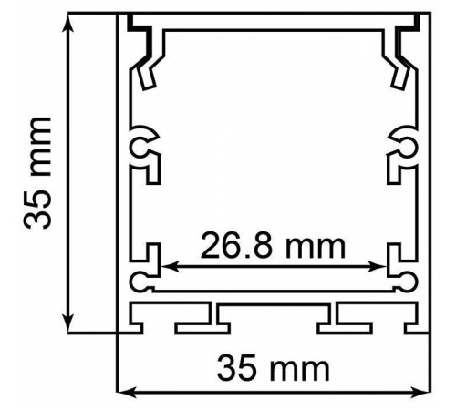 Короб накладной Feron CAB256 10372