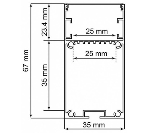 Короб накладной Feron CAB267 10378