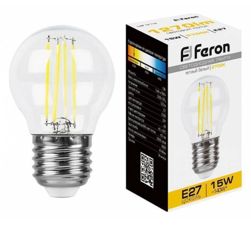 Лампа светодиодная Feron LB-515 E27 15 Вт 2700 K 38252