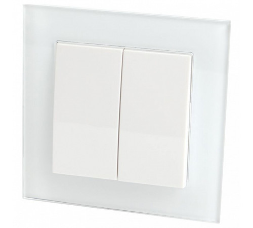 Выключатель двухклавишный Feron Saffit Катрин 39165