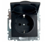 Розетка влагозащищенная с заземлением и с шторками, без рамки Stekker Катрин 39608