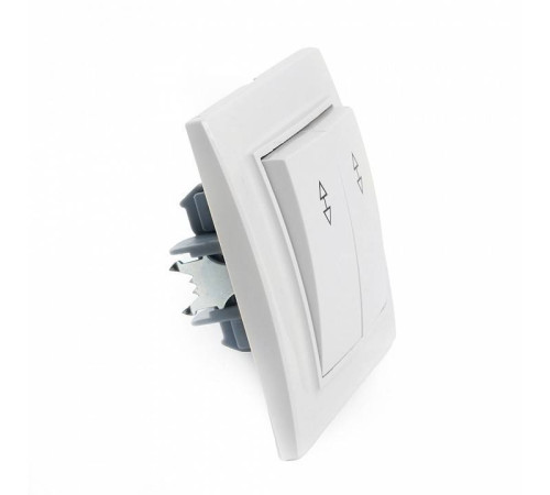 Выключатель двухклавишный Stekker Эрна 39919