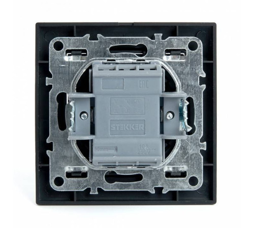 Выключатель двухклавишный Stekker Эрна 39921