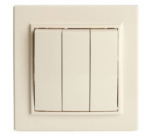 Выключатель трехклавишный Stekker Эрна 39923