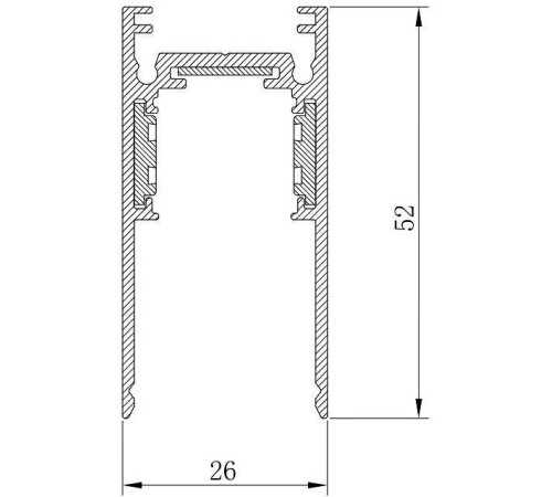 Трек накладной Feron CABM1000 41959