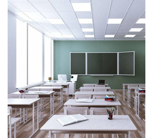 Светильник для потолка Армстронг Feron MASTER+ ДВО 36W-5000К-595х595х40-опал 48788