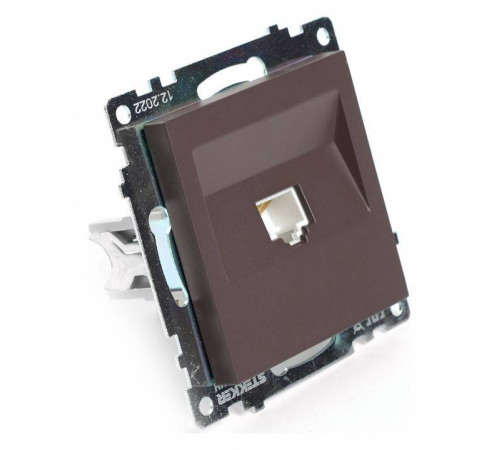 Розетка Ethernet RJ-45 без рамки Stekker Катрин 49023