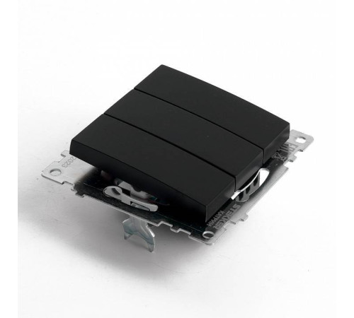 Выключатель трехклавишный без рамки Stekker Катрин 49172