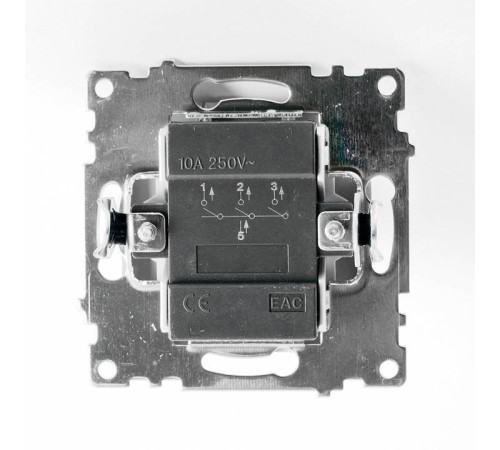 Выключатель трехклавишный без рамки Stekker Катрин 49173