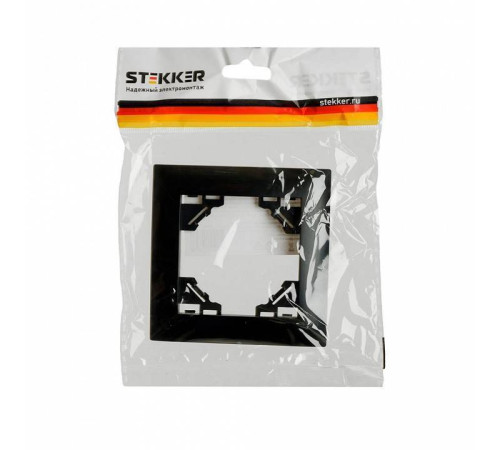 Рамка на 1 пост Stekker Эрна Элегант 49661