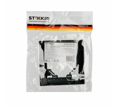 Рамка на 1 пост Stekker Эрна Элегант 49661