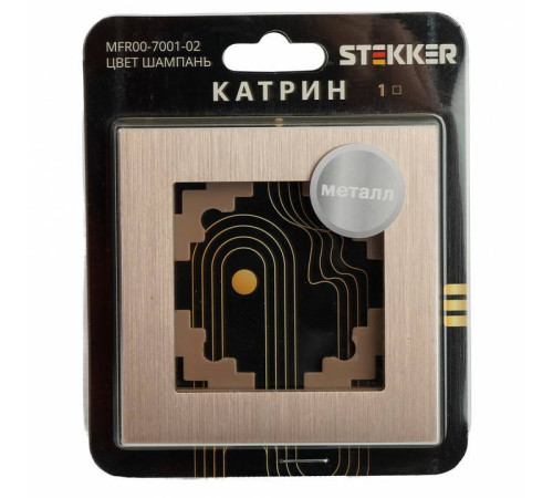 Рамка на 1 пост Stekker Катрин 50010