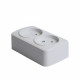 Розетка двойная без заземления Stekker Basic 50075