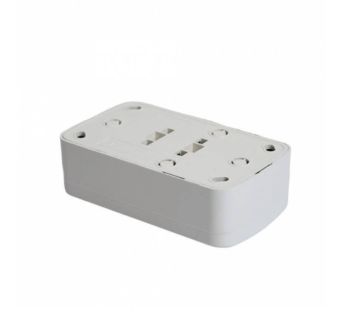 Розетка двойная без заземления Stekker Basic 50075