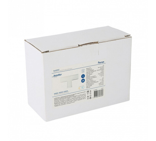 Соединитель угловой T-образный накладной Feron AL4036T 51871