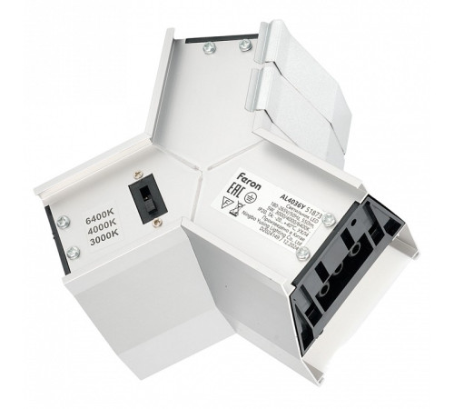 Соединитель угловой Y-образный накладной Feron AL4036Y 51873