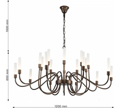 Подвесная люстра Favourite Tentacoli 3014-20P