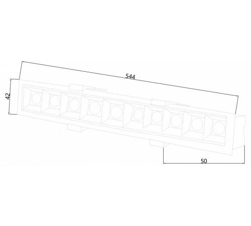 Встраиваемый светильник Favourite Roshni 3084-10C