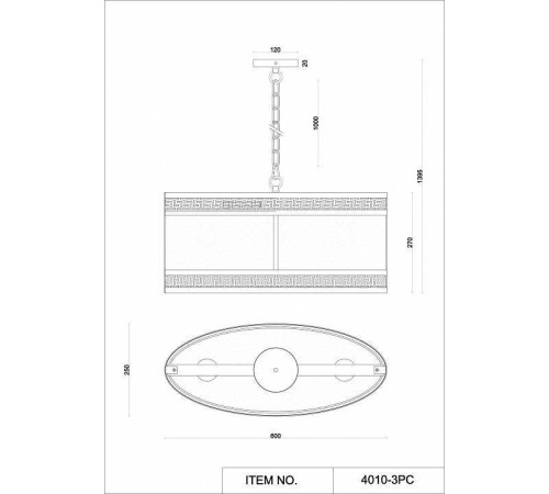 Подвесной светильник Favourite Exortivus 4010-3PC