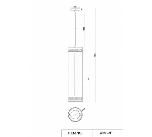 Подвесной светильник Favourite Exortivus 4010-3P