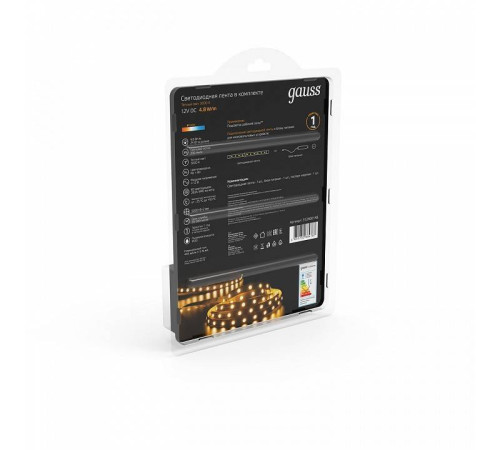 Комплект с лентой светодиодной Gauss Комплект 2835/60-SMD 312400148