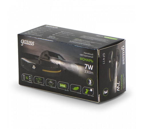 Фонарь налобный Gauss GF411