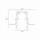Трек встраиваемый Hesby Lighting ElDeko 0061