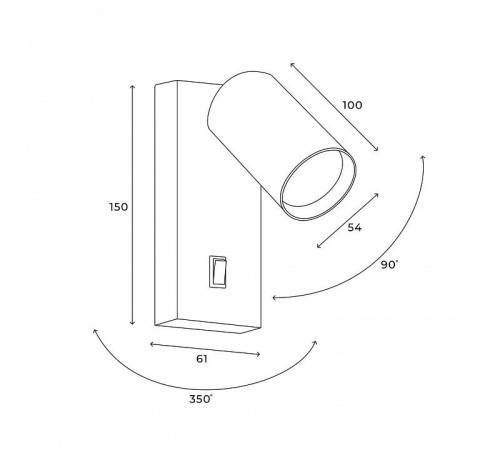 Бра Hesby Lighting Edge HSBL_0125