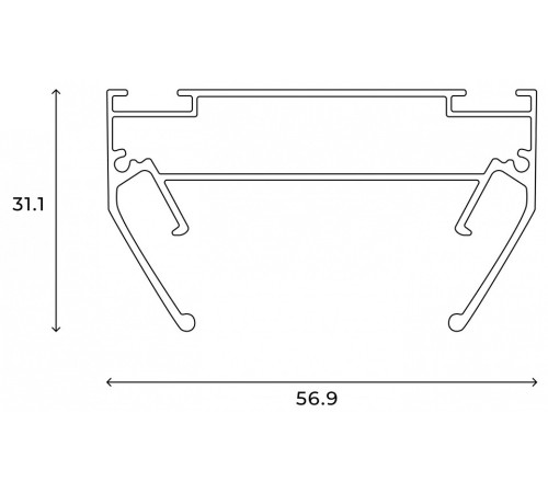 Профиль-держатель Hesby Lighting Skylite HSBL_0192