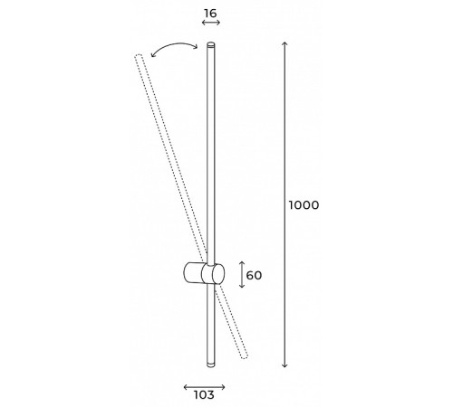 Бра Hesby Lighting Edge HSBL_0226