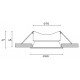 Встраиваемый светильник Hesby Lighting Harstad HSBL_0228