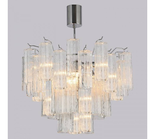 Люстра на штанге ILLUMICO IL0179-8C-39 CR CL