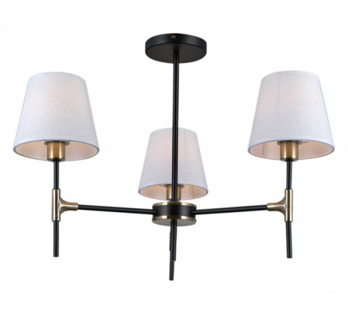 Люстра на штанге ILLUMICO CASTOR IL0185-3CSQ-24 BK AB CASTOR