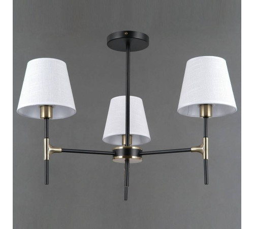 Люстра на штанге ILLUMICO CASTOR IL0185-3CSQ-24 BK AB CASTOR