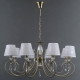 Подвесная люстра ILLUMICO CASTOR IL0193-8PSQ-24 AB CASTOR
