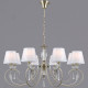 Подвесная люстра ILLUMICO CASTOR IL0193-8PSQ-24 AB CASTOR