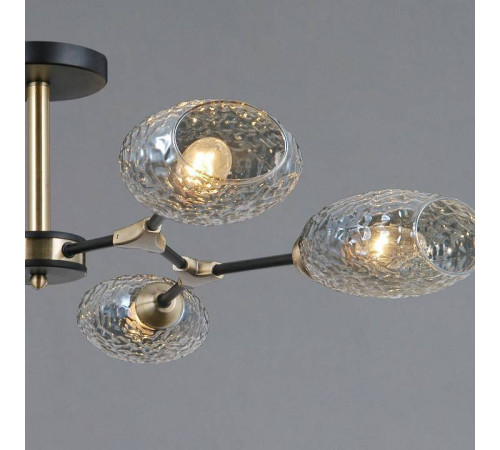 Люстра на штанге ILLUMICO TRENTO IL0272-6CSQ-25 BK AB TRENTO